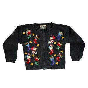 Vintage Christmas Cardigan - Kids 5/6